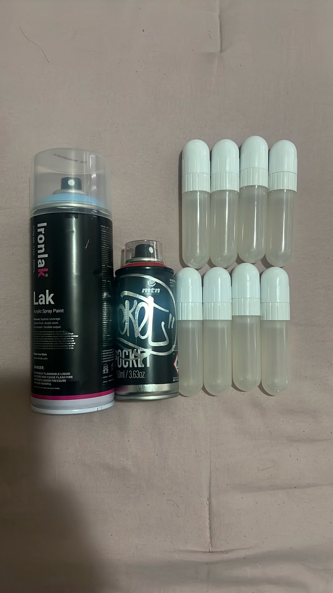Spray Paint & Empty Marker