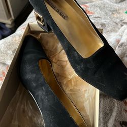 Black Suede Pu