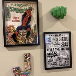 Spiderman/ superhero/ hulk Decor