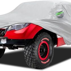 Migaven Car Cover Fit for Honda Ridgeline 2006-2026, Migaven Waterproof Full Exterior Cover Sun Rain Protection with Door Zipper and Cotton Lining