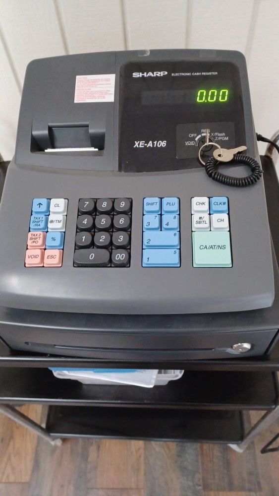 Sharp XE-A106 Electronic Cash Register 