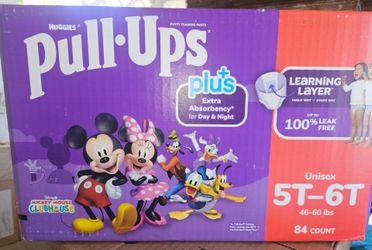 Huggies Pull-Ups Plus 5T-6T 84 Count