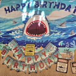 Shark Birthday Party Decorations
