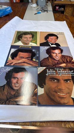 Vinyls record Julio iglesias