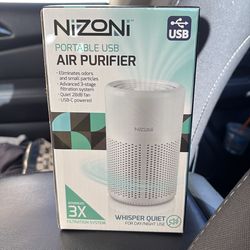 Portable usb air purifier
