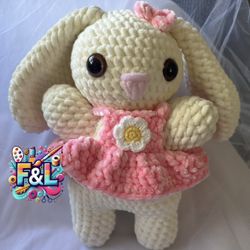 Handmade Crochet Bunny Rabbit 