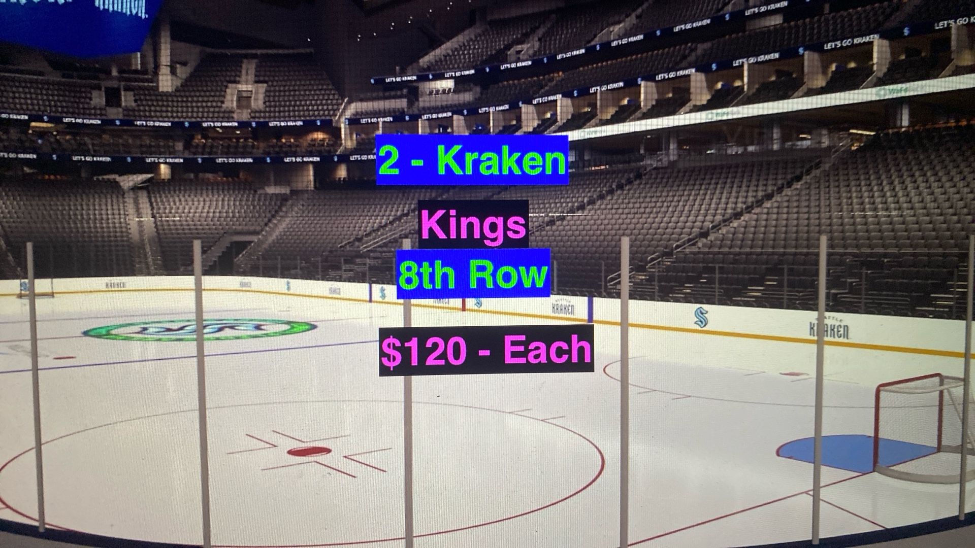 Kraken Kings Tickets 