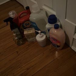 Assorted Cleaning Supplies/laundry Detergent 