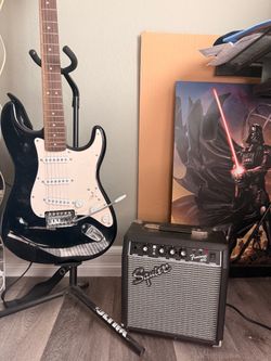 Fender squire and amp