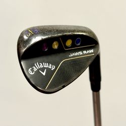 Callaway Jaws Raw Black 56-10S 56° Sand Wedge DG Spinner 115 TI KBS SHAFT Flex