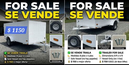Se vende traila