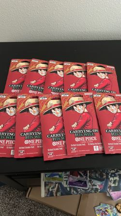 10 One Piece booster packs