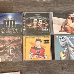 6 CD’s In Their Original Packaging 