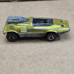 Vintage HOT WHEELS REDLINE PEEPING BOMB- LIME