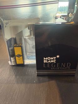Mont Blanc Legend Cologne + Assorted Samples