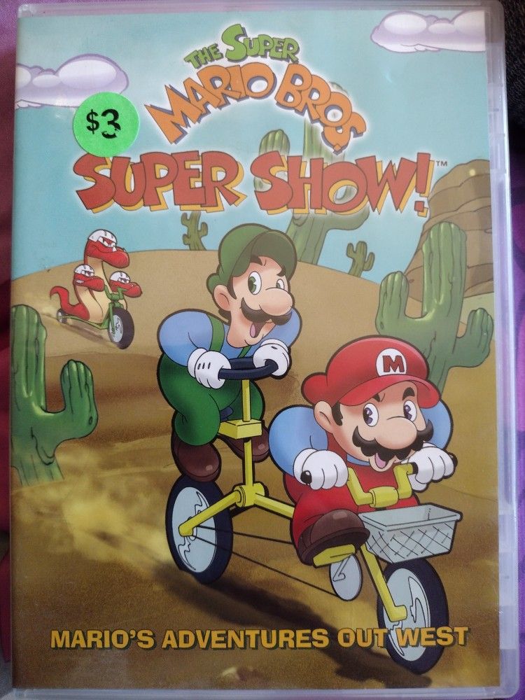 The Super Mario Bros Super Show Mario's Adventure Out West DVD