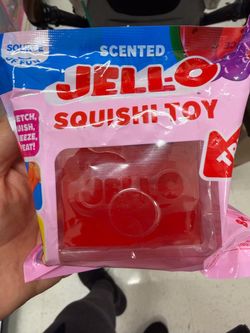 Red Jell-O Scented Squishi Toy