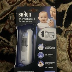 BRAUN Thermoscan 5 brand new in the box asking $35