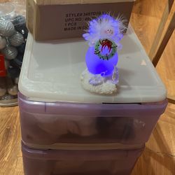 Light Up Snowman Angel