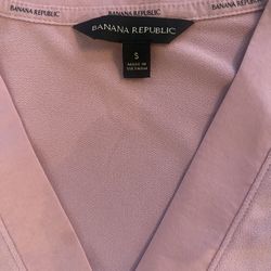 Banana Republic Rose  Long Sleeve Crew Top