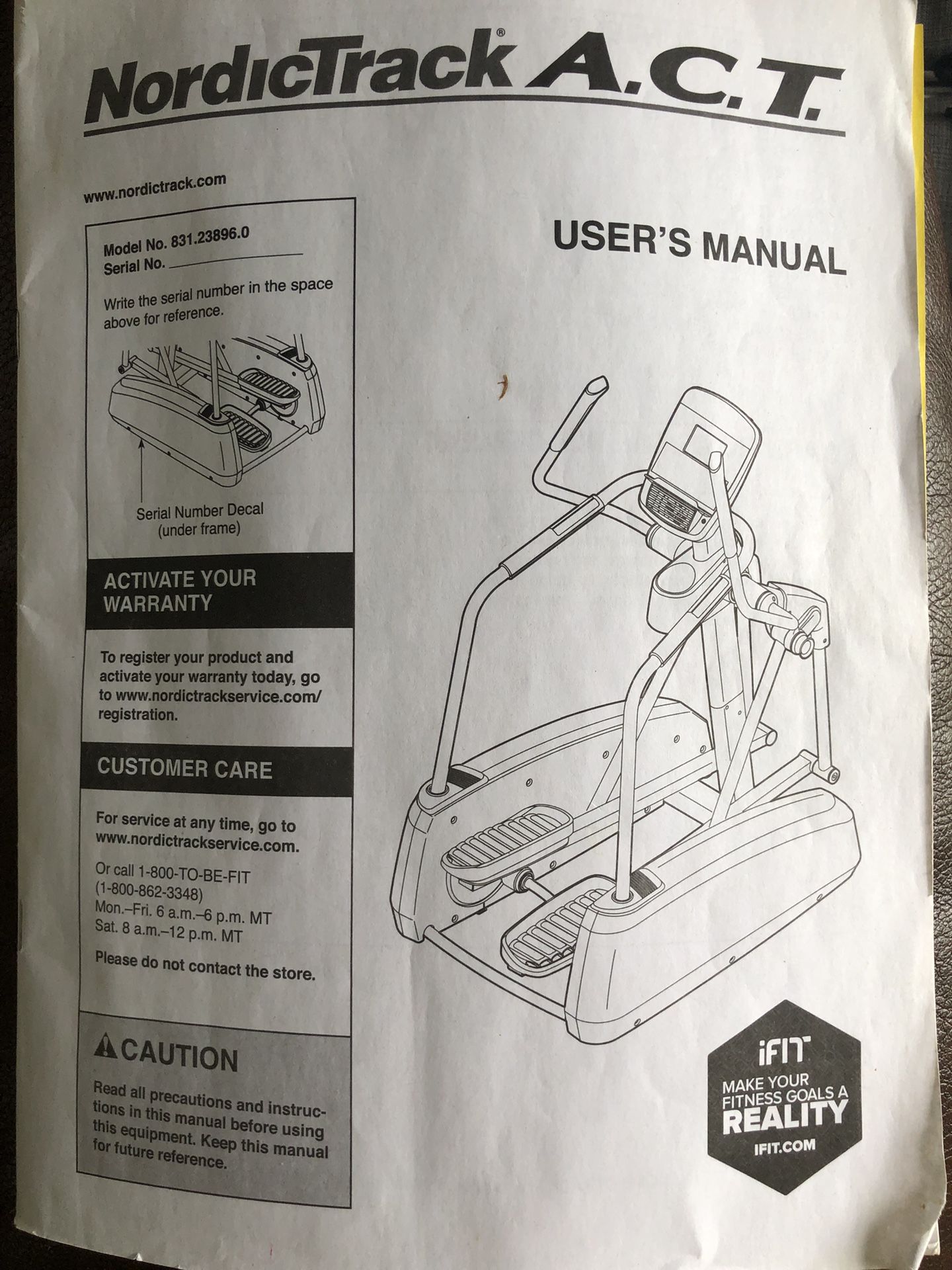 NordicTrack A.C.T. Elliptical