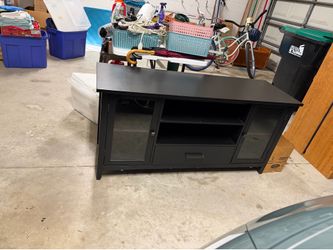 Black TV Console