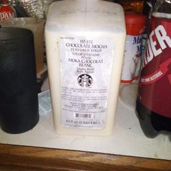 White Chocolate Mocha Flavored Syrup By Starbucks Online Near 100 To 150 Bucks And Get Mine For $75