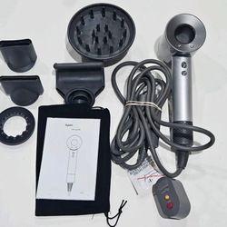 NEED GONE TODAY Dyson AUTHENTIC Supersonic Professional Hairdryer (Long Cord) + Attachments