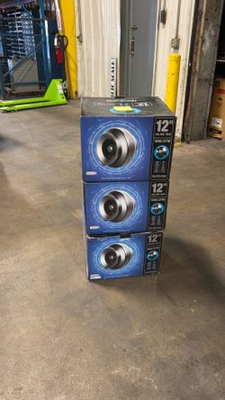 Hurricane 12”  inline fan