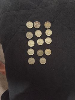 Coins and Silver Ring