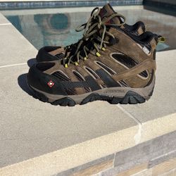 Merrell Men’s Moab 2 Vent Mid Work Boots Composite Toe Size 9M