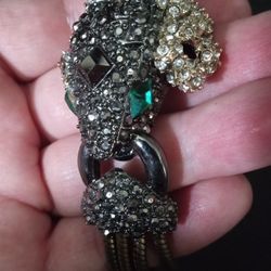 Rhinestone Ram Bracelet