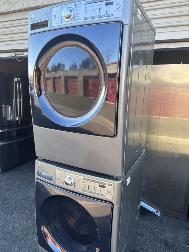Kenmore elite Steam Set Washer And Gas Dryer Front Load