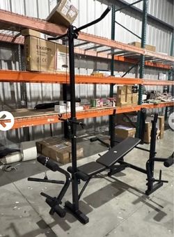 WEIGHT BENCH PRESS STATION