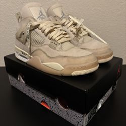 Off-White x Wmns Air Jordan 4 Retro SP 'Sail'