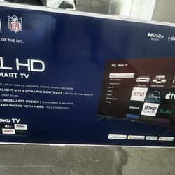 43” Smart Tv New