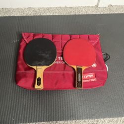 Ping Pong Paddles With Case