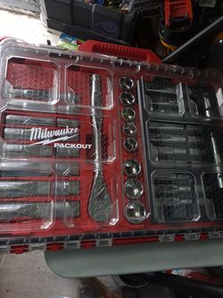 47pc 1/2 Milwaukee Packout Socket Set