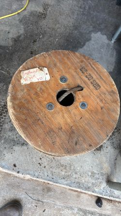 Thick metal cable wire