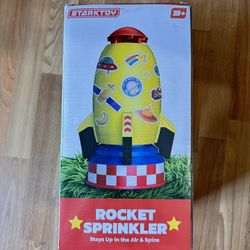 STARKTOY Water Rocket Launcher for Kids - Water Sprinkler Rocket - Outdoor Splash Toy