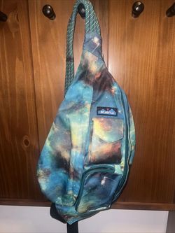 Kavu rope sling bag galaxy print