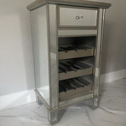 Mirror Nightstand / Side Table / Wine Holder