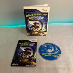 Mushroom Men: The Spore Wars - Nintendo Wii Complete in Box CIB 2008 Tested Works
