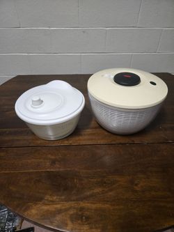 2-Piece OXO Good Grips Large Salad Spinner & Mini Berry Colander Set