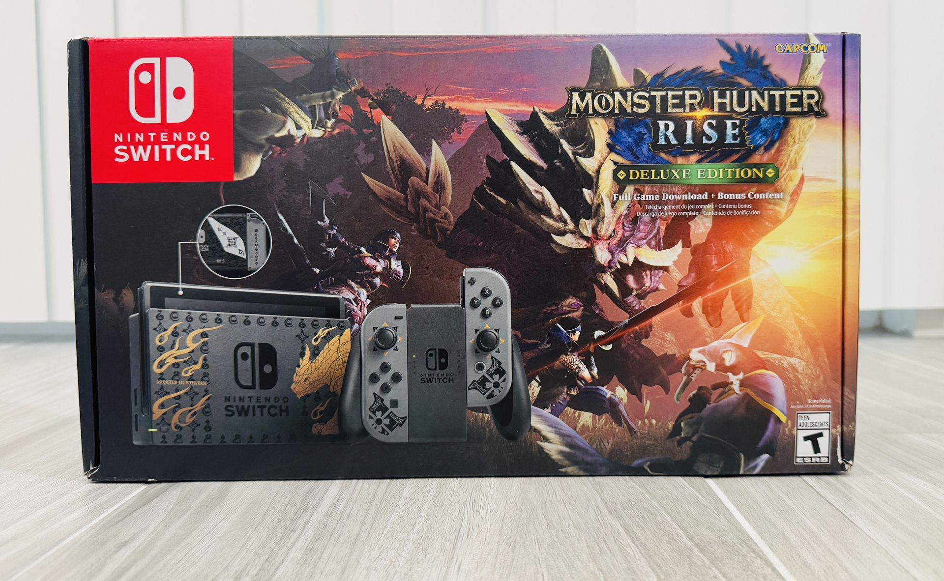 Nintendo Switch (Monster Hunter Rise) Deluxe Edition