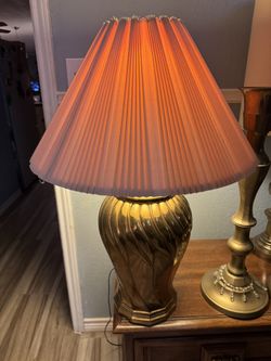 2 Ft Lamp Brass