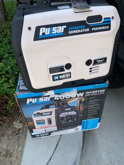 4000 w quiet pulsar generator