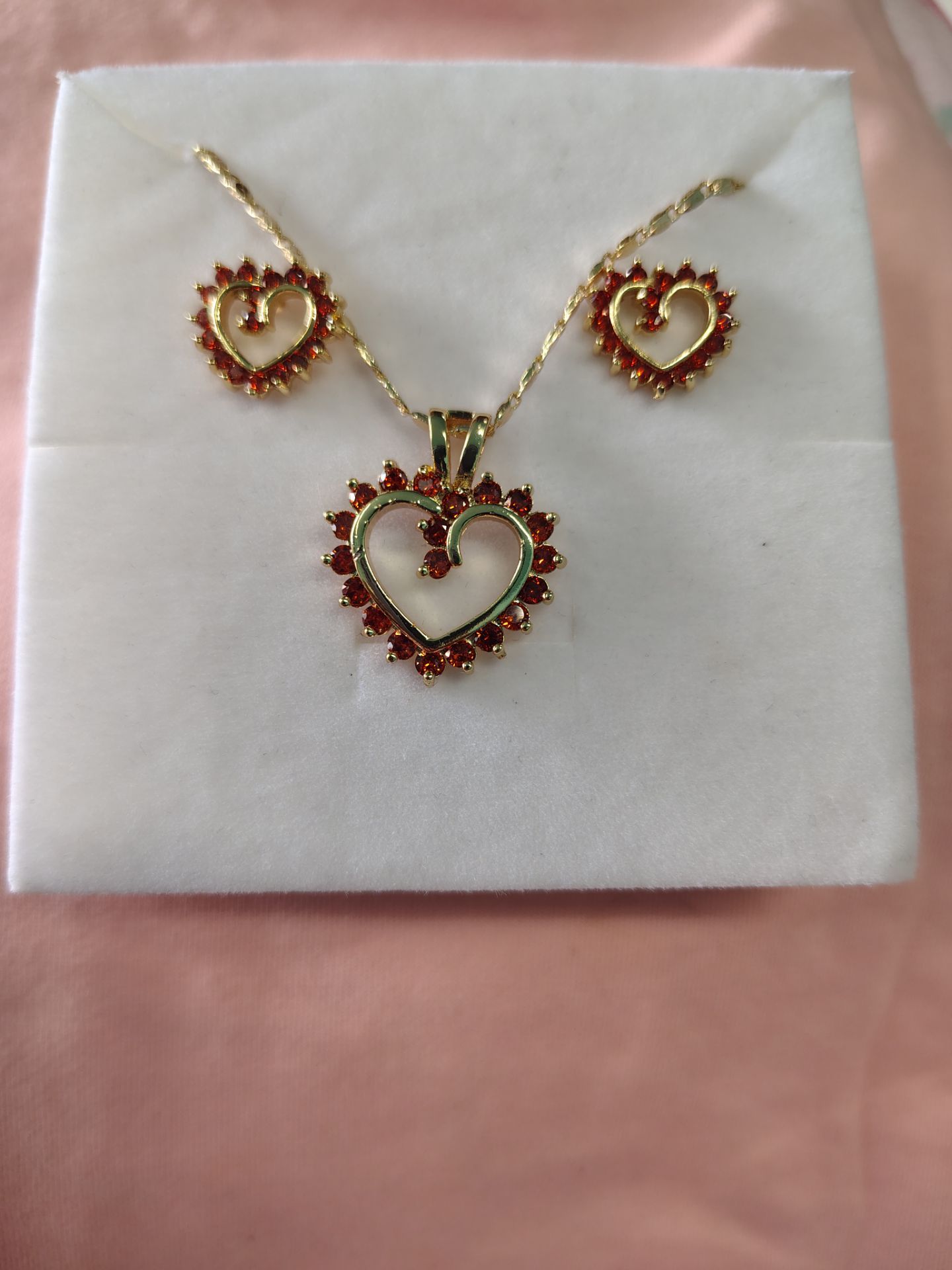 Heart Necklace 14 k Gold Plated