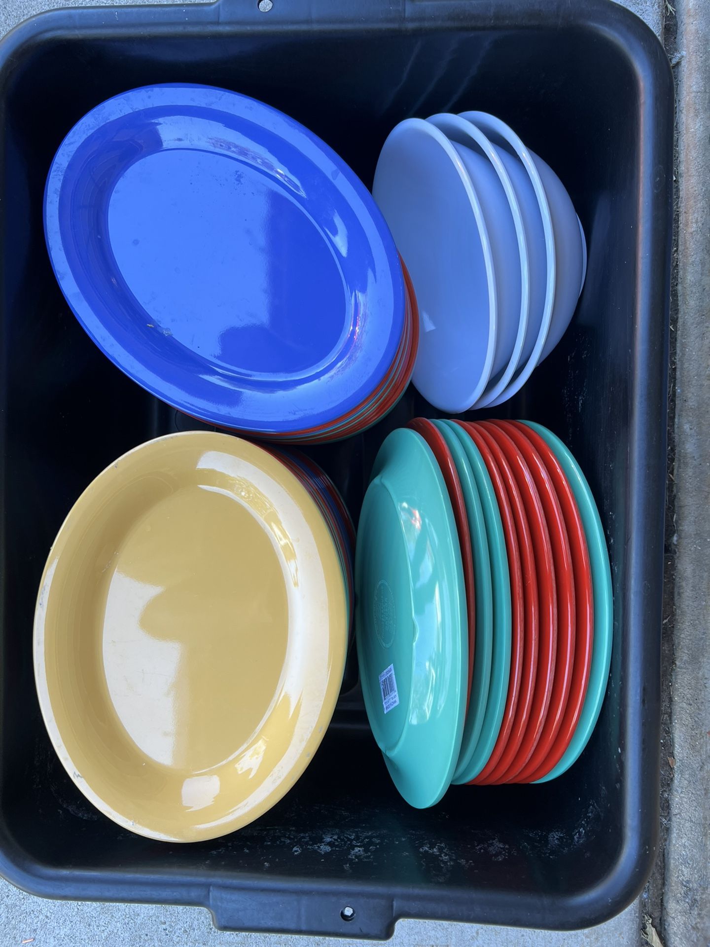 Restaurant Closed - Plates, Bowls, Jug, Glasses etc