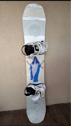 Capita DOA Snowboard and Union Bindings